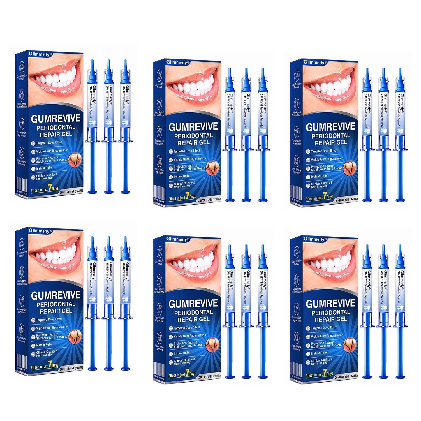 Glimmerly® 🦷GumRevive periodontal repair gel🌳