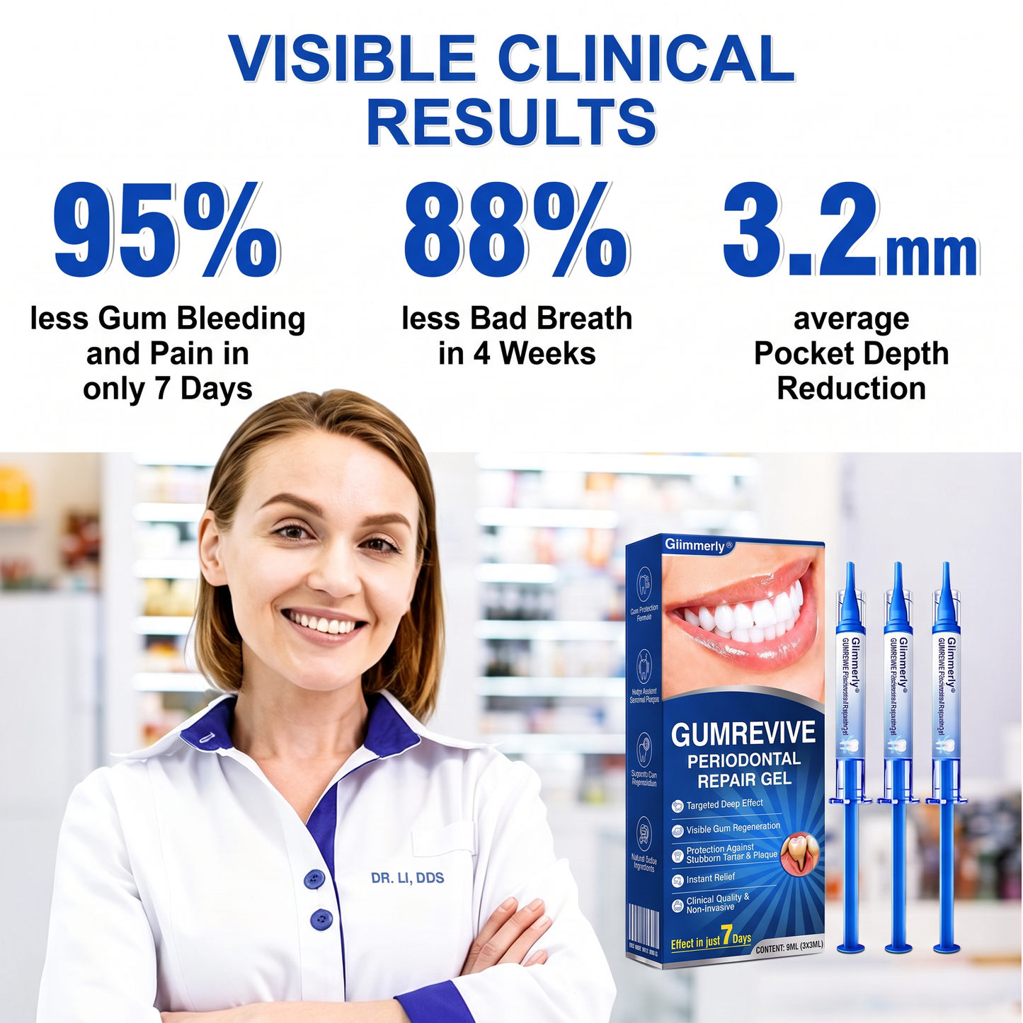 Glimmerly® 🦷GumRevive periodontal repair gel🌳