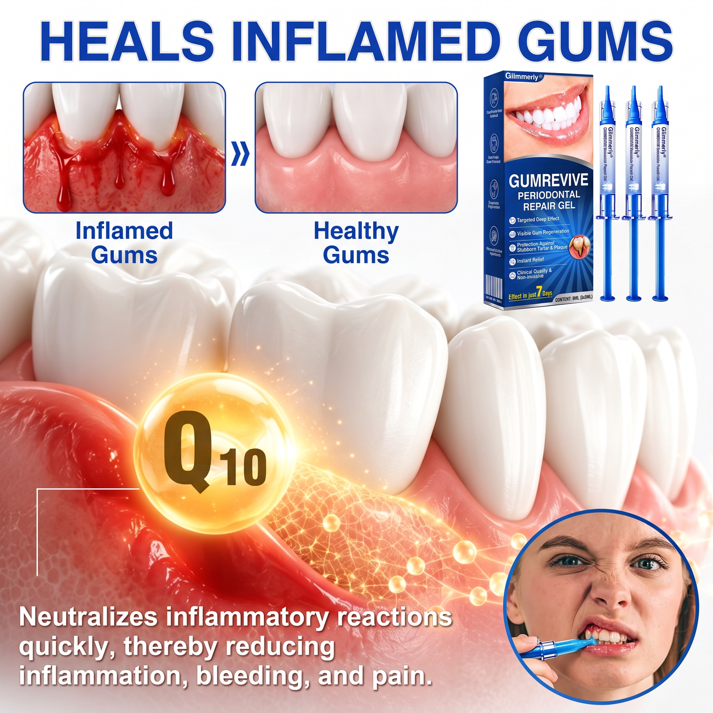 Glimmerly® 🦷GumRevive periodontal repair gel🌳